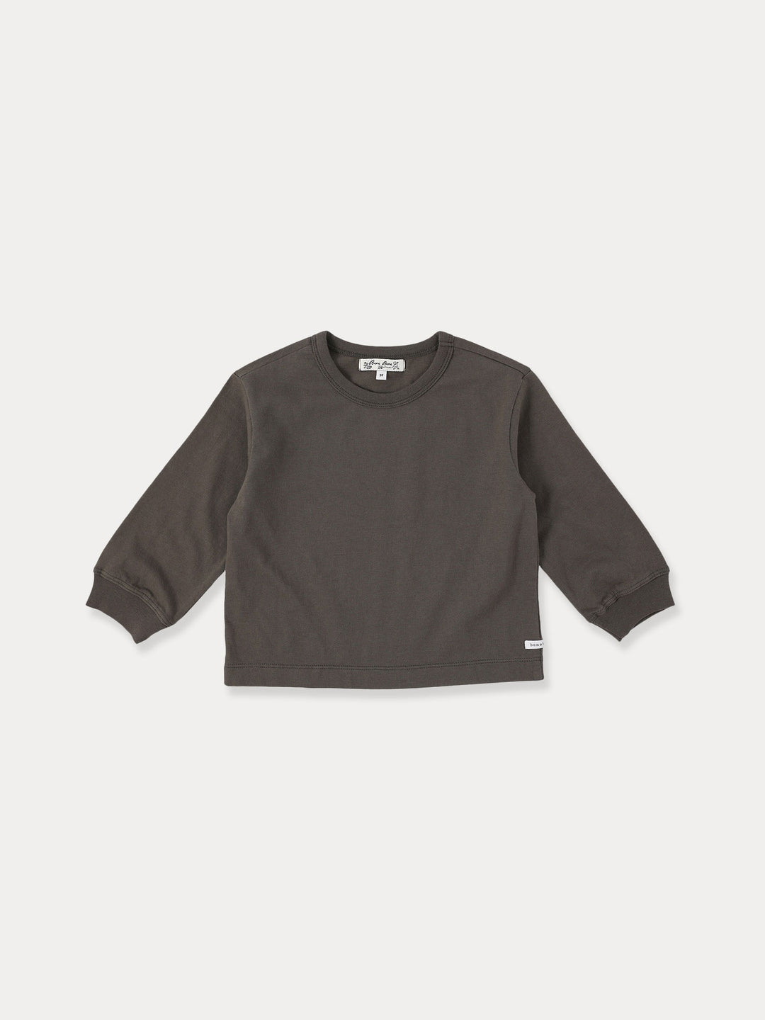 Mild Ribbed Sleeve T-khaki
