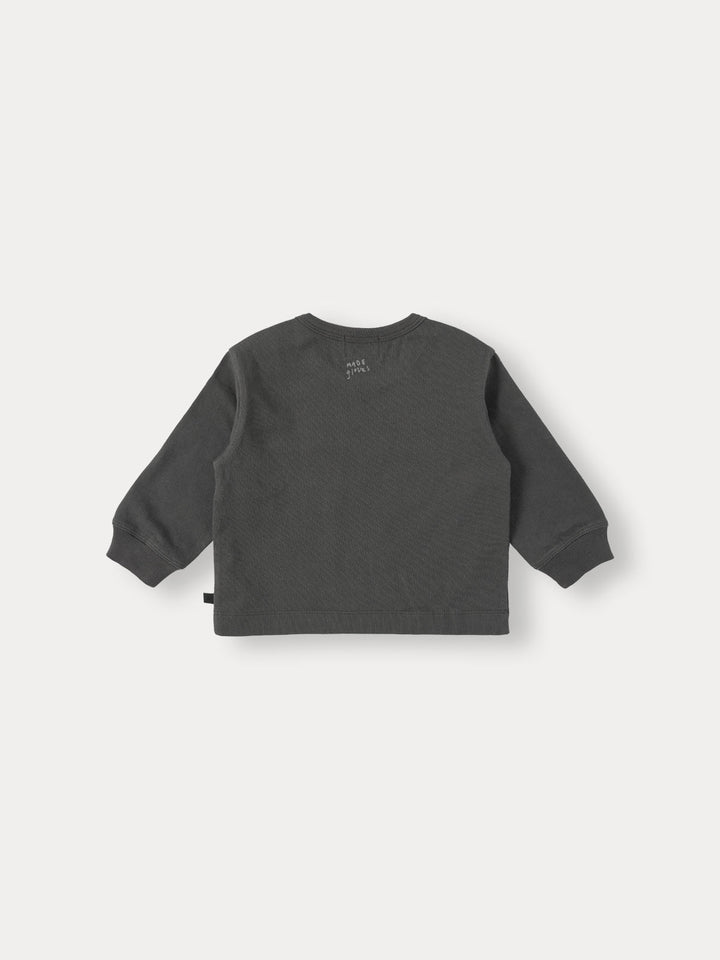 BABY)Gloves T-shirt-charcoal