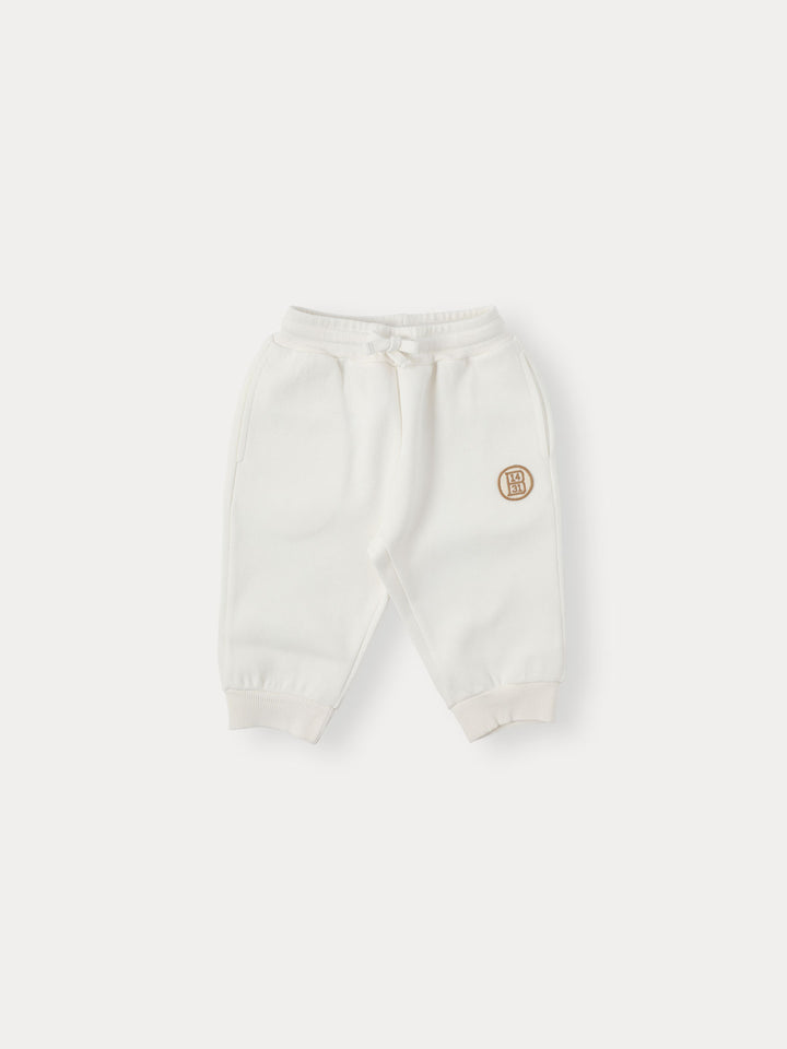 BABY)B Number Sweatpants-ivory
