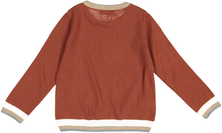 EMG7113-SWEATER-MATTONE/PANNA (AS)