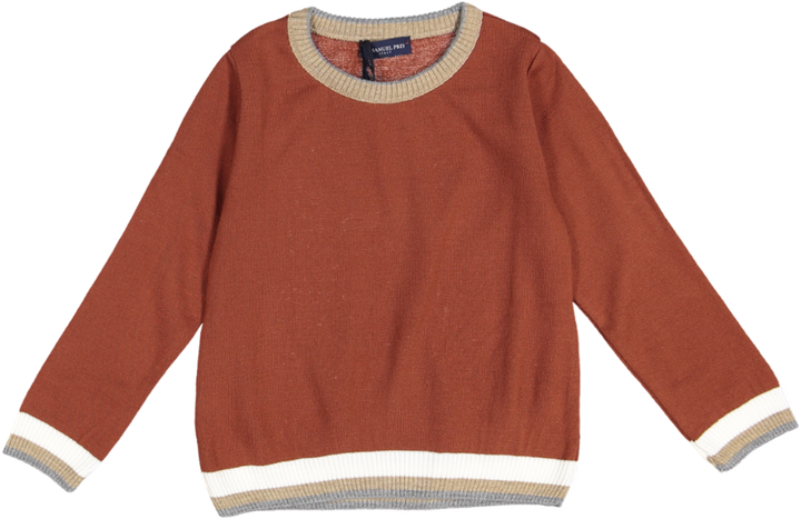 EMG7113-SWEATER-MATTONE/PANNA (AS)