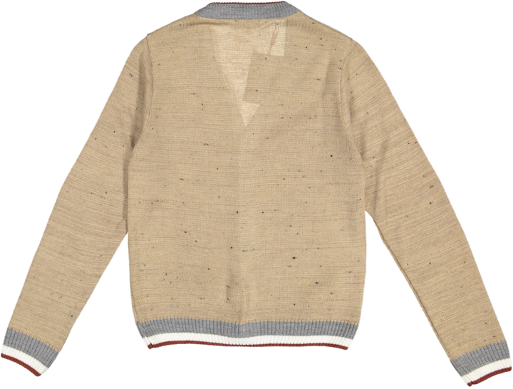 EMG7116-CARDIGAN-BEIGE BOTT/GRIO (AS)