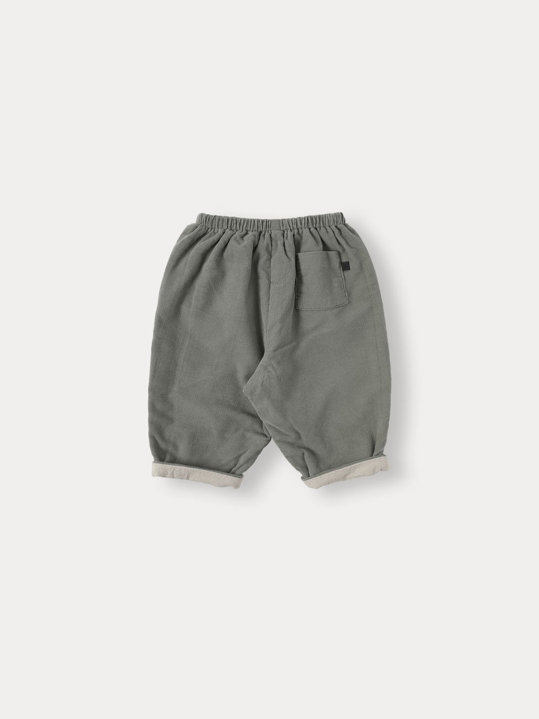 BABY)Cozy Corduroy Two Tone Pants-khaki