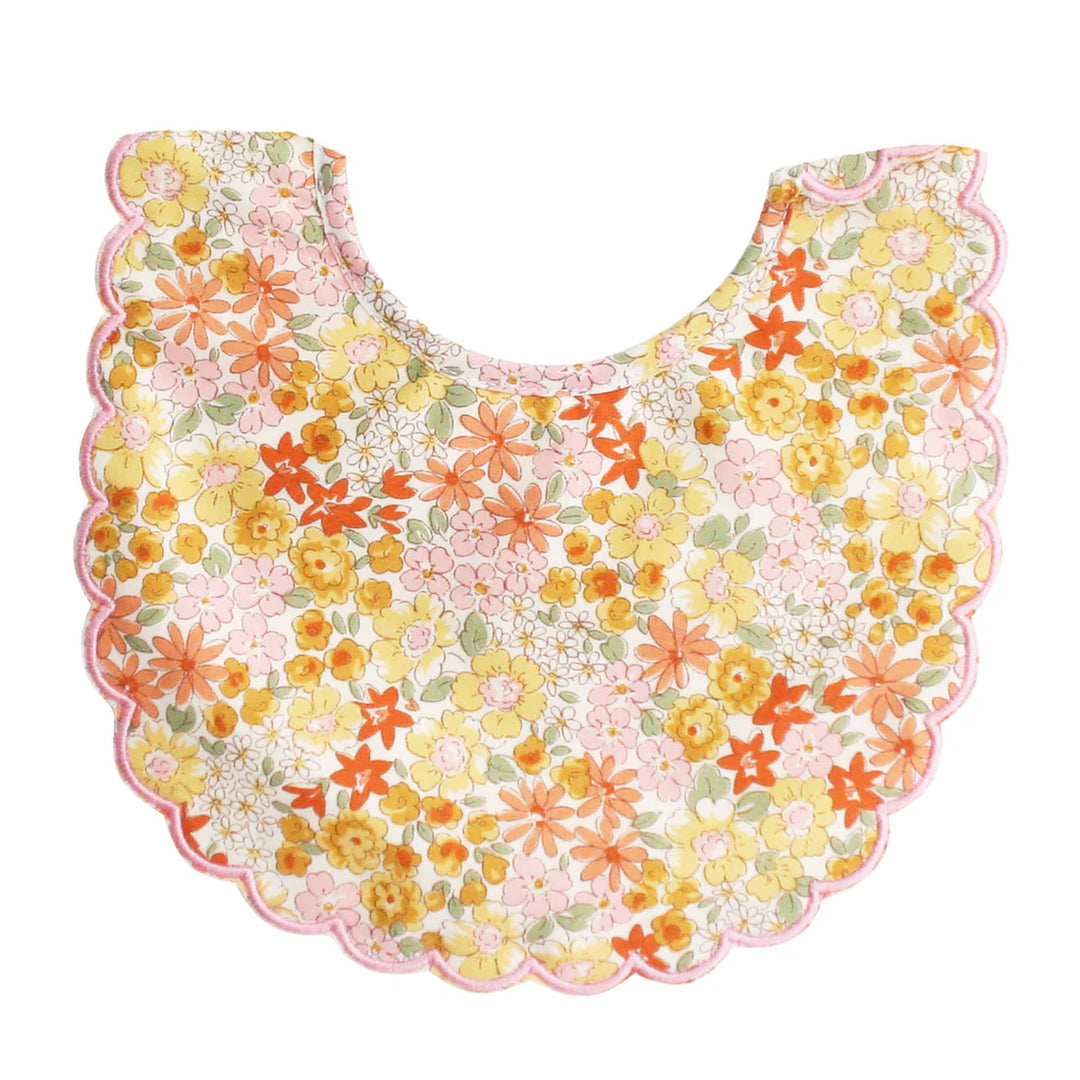 N5123M - Scallop Edge Bib Sweet Marigold