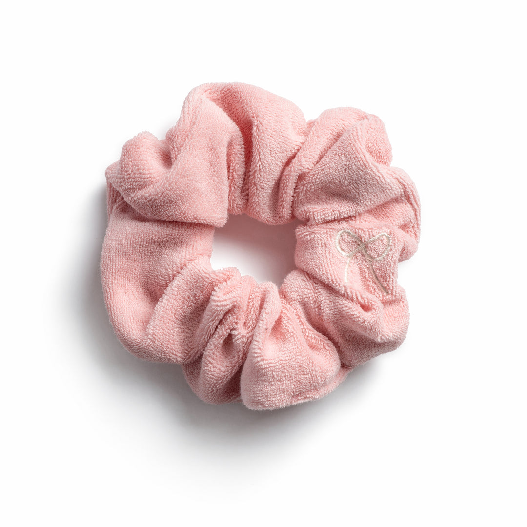sterls003-Signature terry logo scrunchie ballet slipper