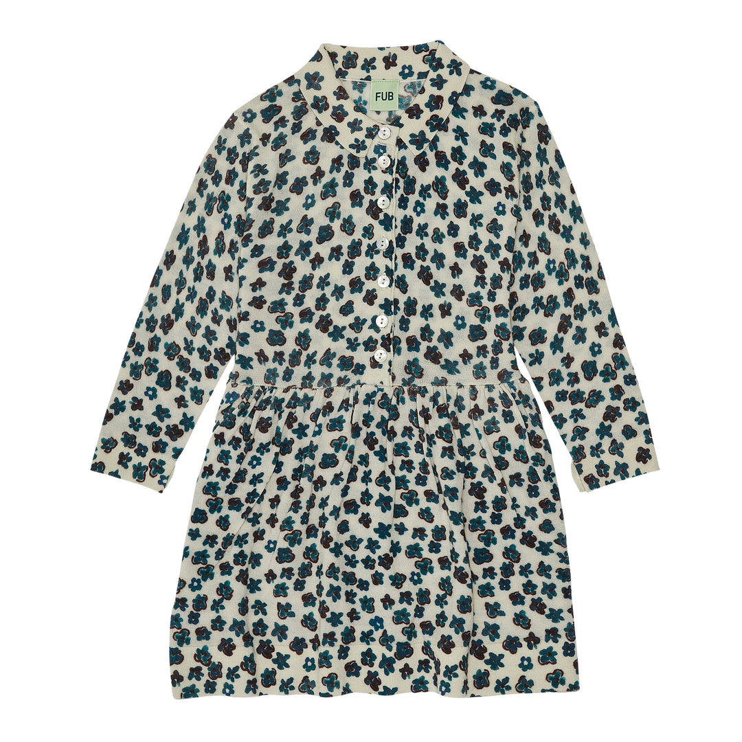 AW8922-LL.Dress Extra Length-Ecru/Indigo