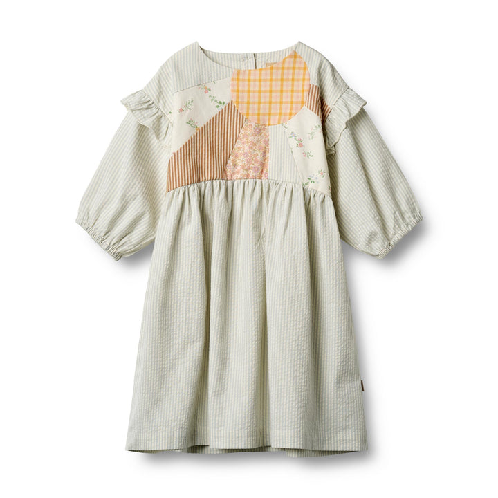 Dress 3/4 Sleeve Gro (1306-430)-Summer Blue Sky