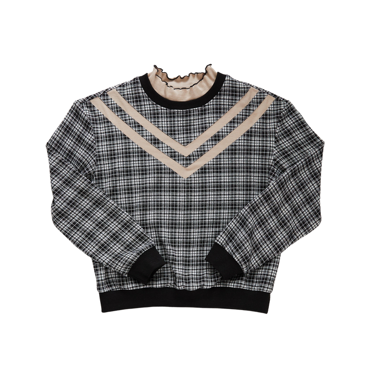 HG403-PLAID ARROW TOP