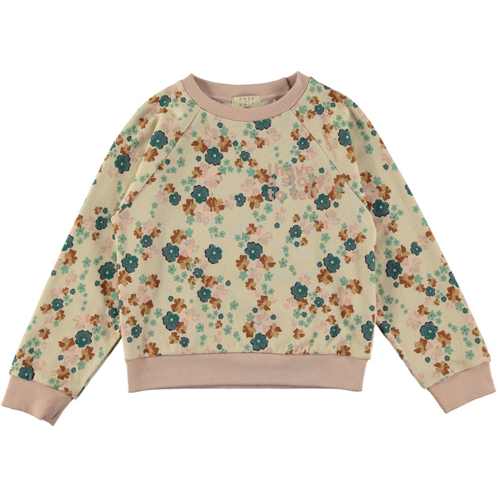 FLOWERS SWEATSHIRT-Nudes Wild