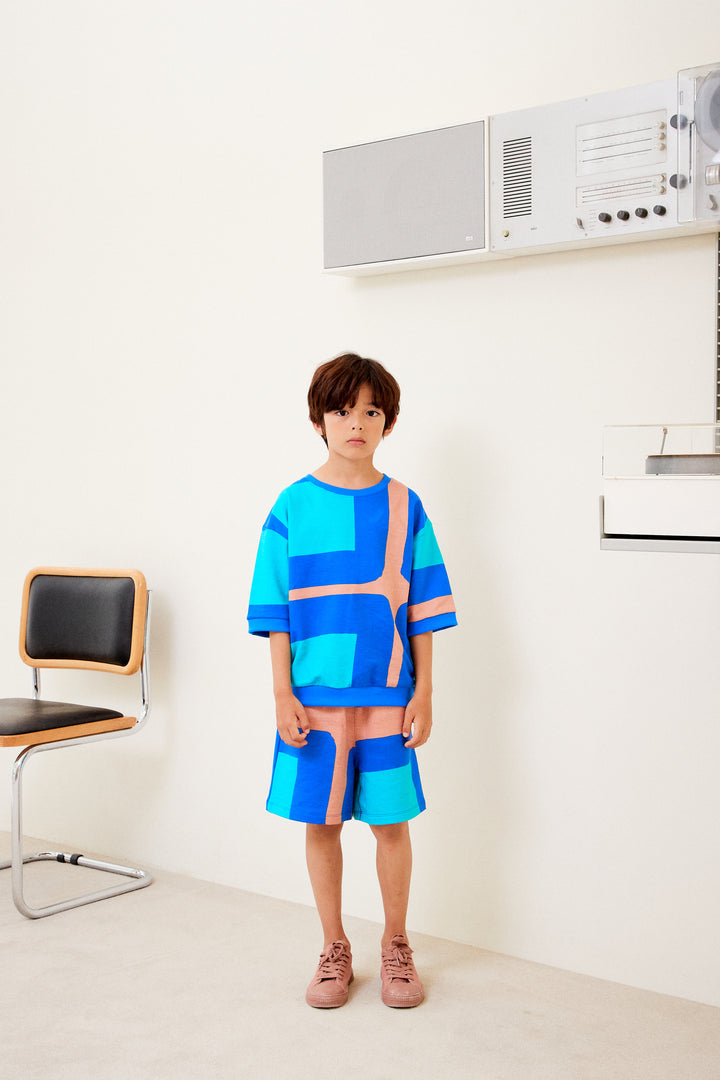 SQ SHORT SLEEVE SWEAT TOP