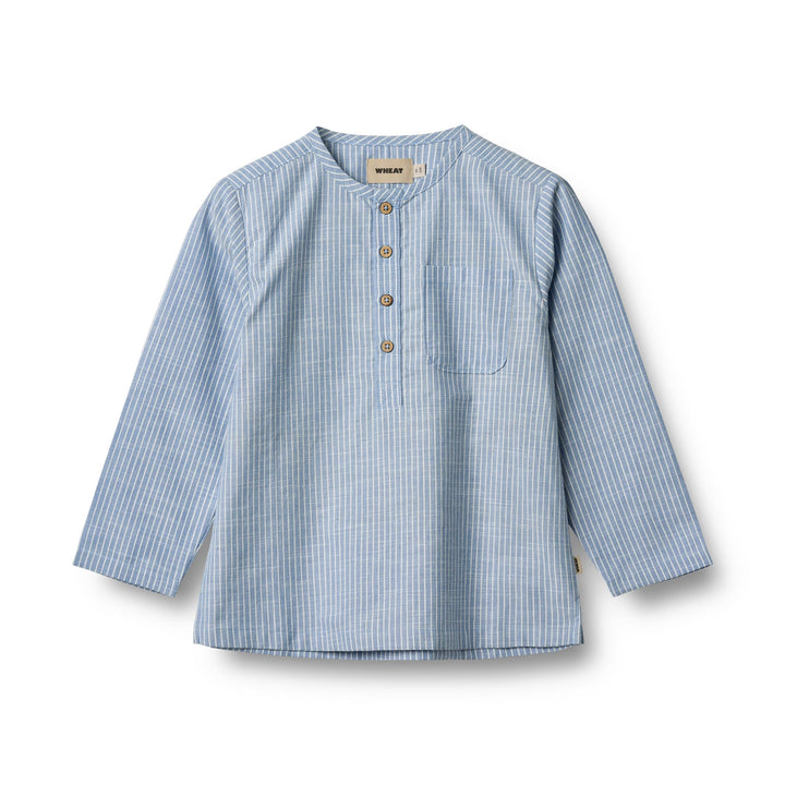 Shirt Bjork (2674-404)-Blue Stripe