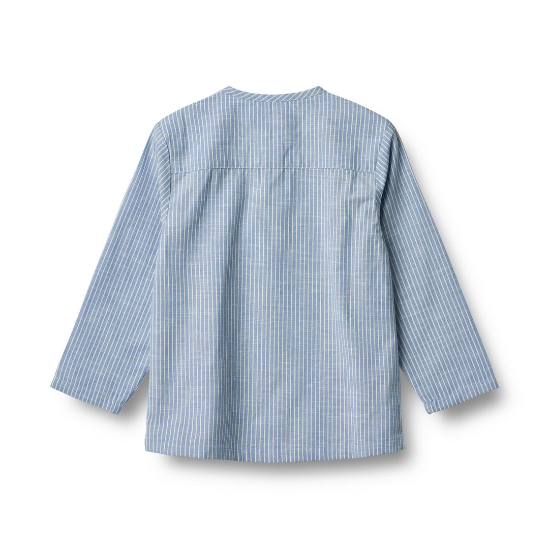 Shirt Bjork (2674-404)-Blue Stripe