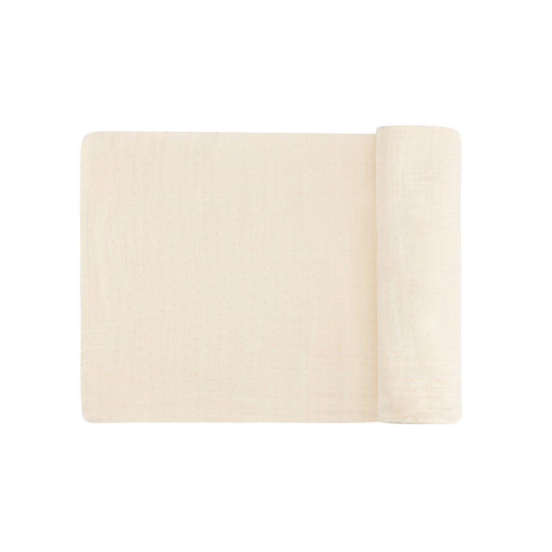 2 Pack Cherry Print Collection - Muslin Swaddle-Ivory/Red