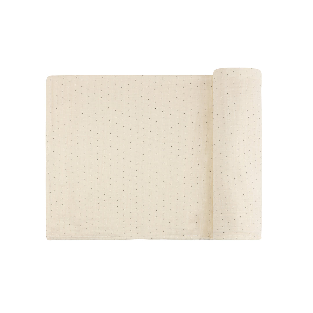 2 Pack Cherry Print Collection - Muslin Swaddle-Ivory/BLUE