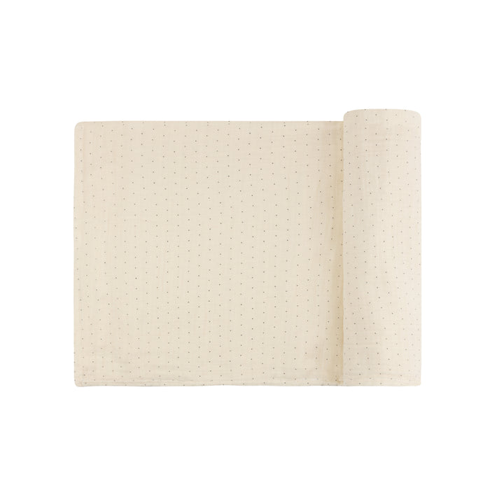 2 Pack Cherry Print Collection - Muslin Swaddle-Ivory/BLUE