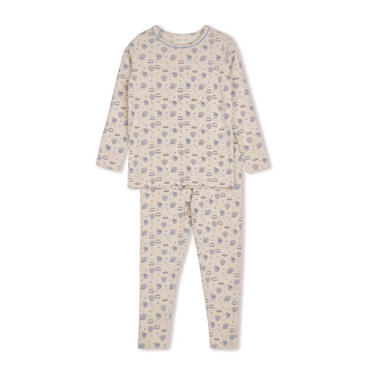 Tea Party Pajama-Blue