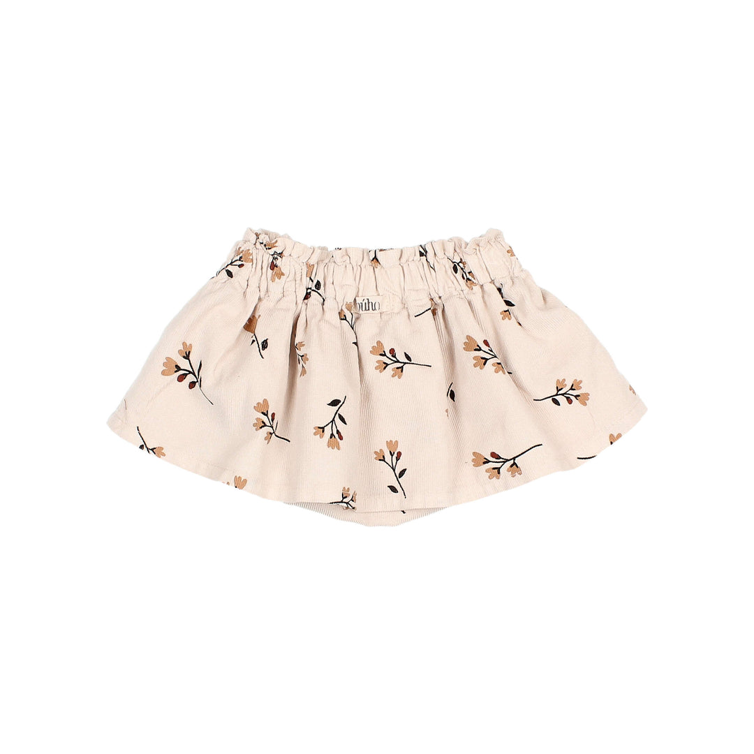 6511-FOLK SKIRT-CULOTTE-Sand