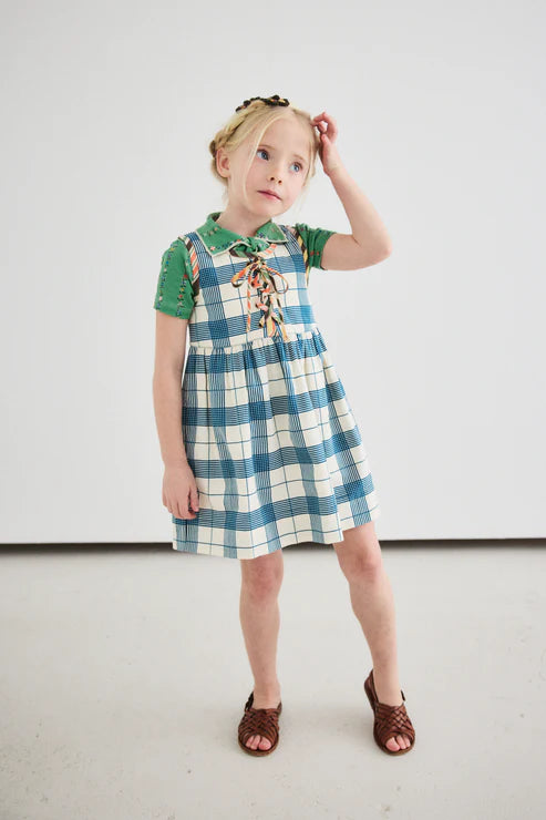 AGATHA DRESS-Prussian Blue Piazza