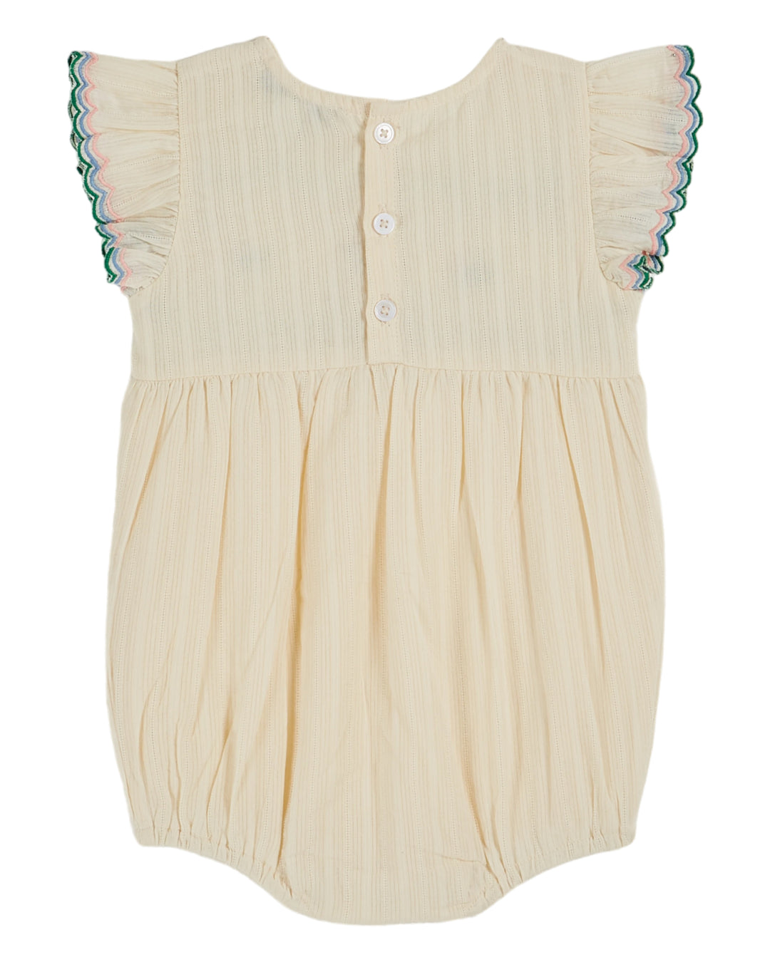 AB160-EMBROIDERED ROMPER-ECRU