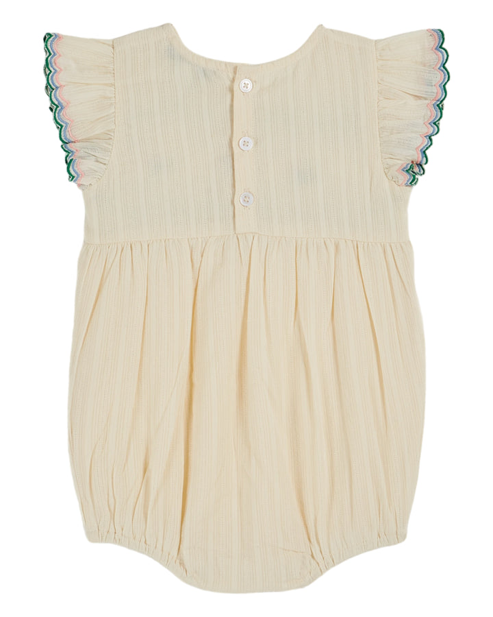 AB160-EMBROIDERED ROMPER-ECRU