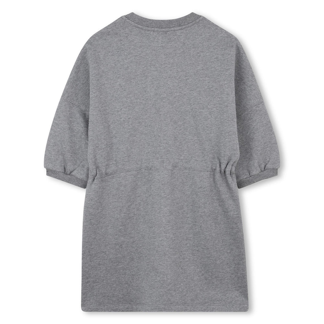 C20617-LONG SLEEVED DRESS-HEATHER GREY