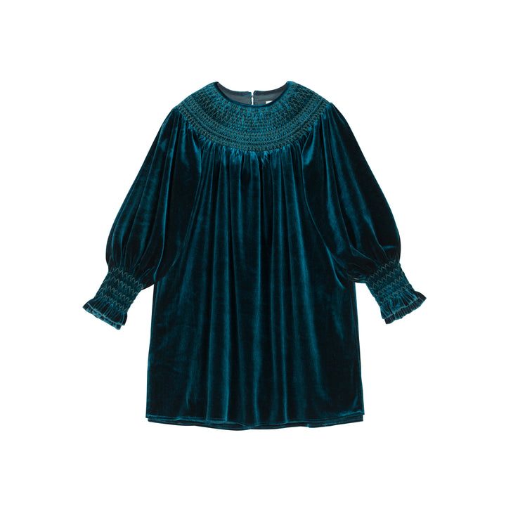 CARLA DRESS-Petrol