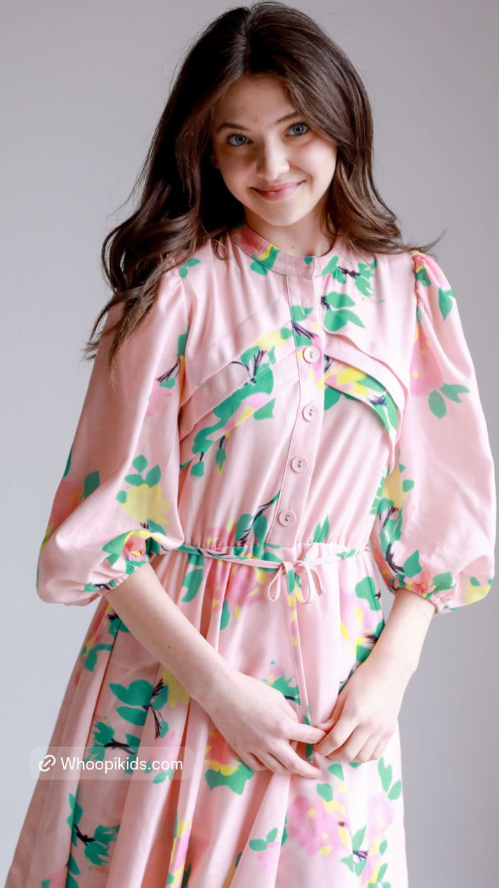 114-BUSHBIRD DRESS-Pink