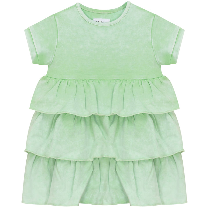 K5502-LAYERED DRESS-WASHED MINT