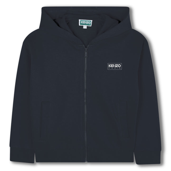 K61466-ZIP UP HOODIE-NAVY