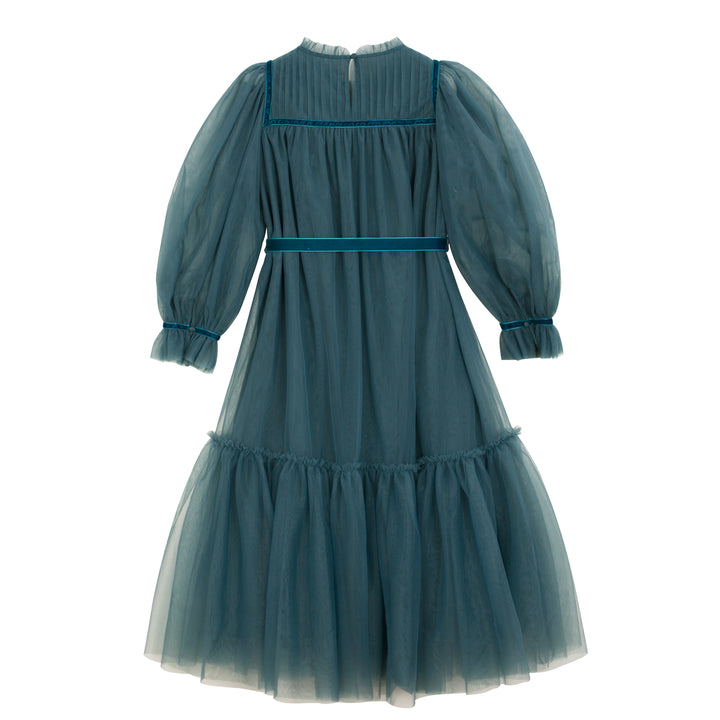 KATE LS DRESS-Petrol