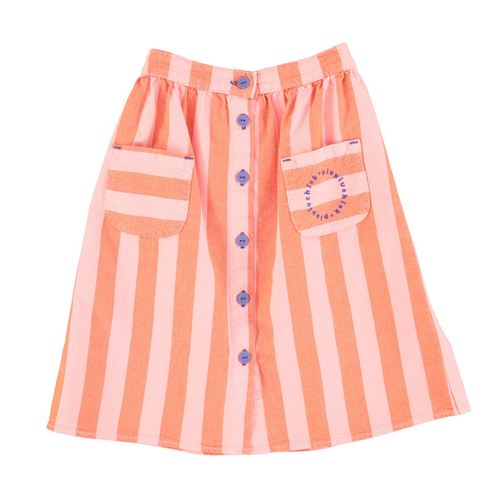 SS24.MN2420USA-Orange/Pink Stripes
