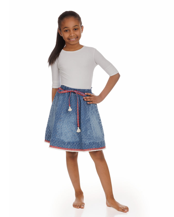 GS51760-SKIRT-Blue Denim