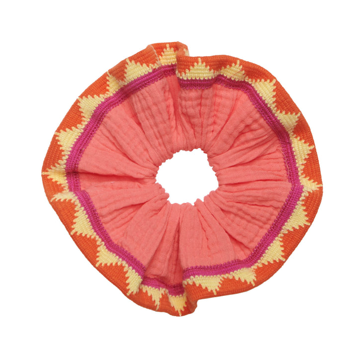 ELISA SCRUNCHIE-Sugar Coral
