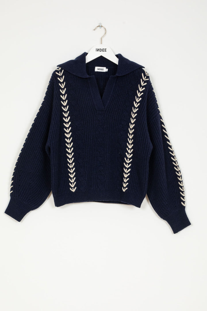 PULLOVER TAHITI-NAVY