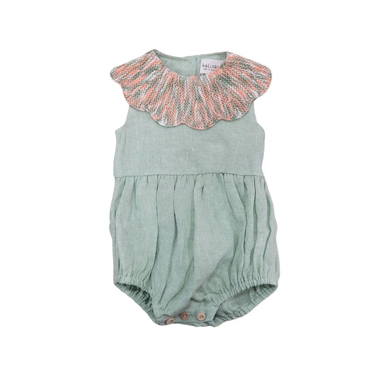 Cordelia Romper-Sage/Sunset