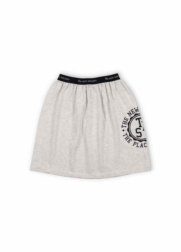 REINE SPECIAL SKIRT-Grey Melange