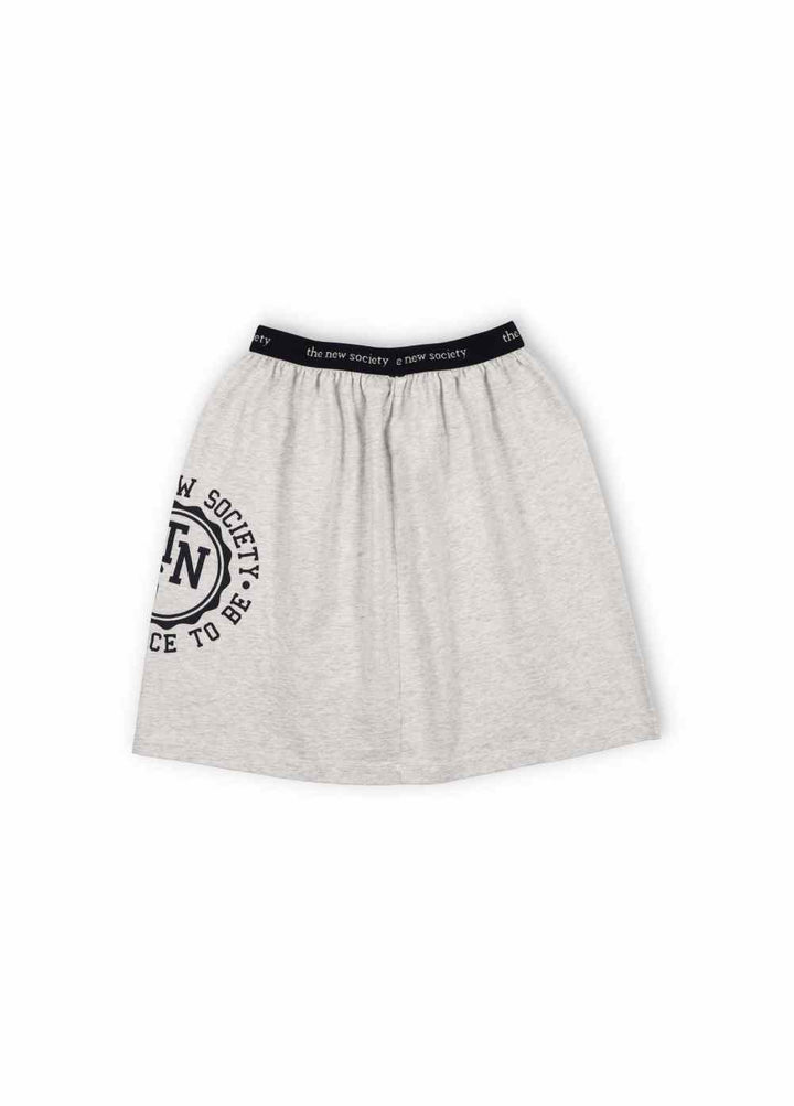 REINE SPECIAL SKIRT-Grey Melange