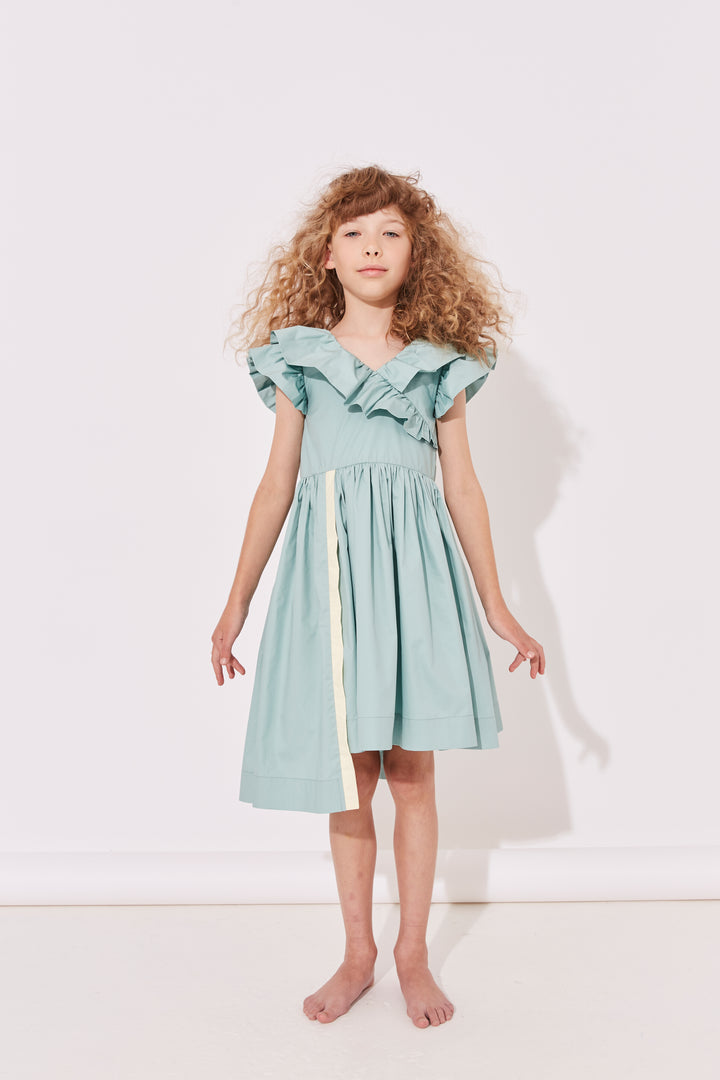 ROUND THE BLOCK SPECIAL DRESS-Glacier Mint