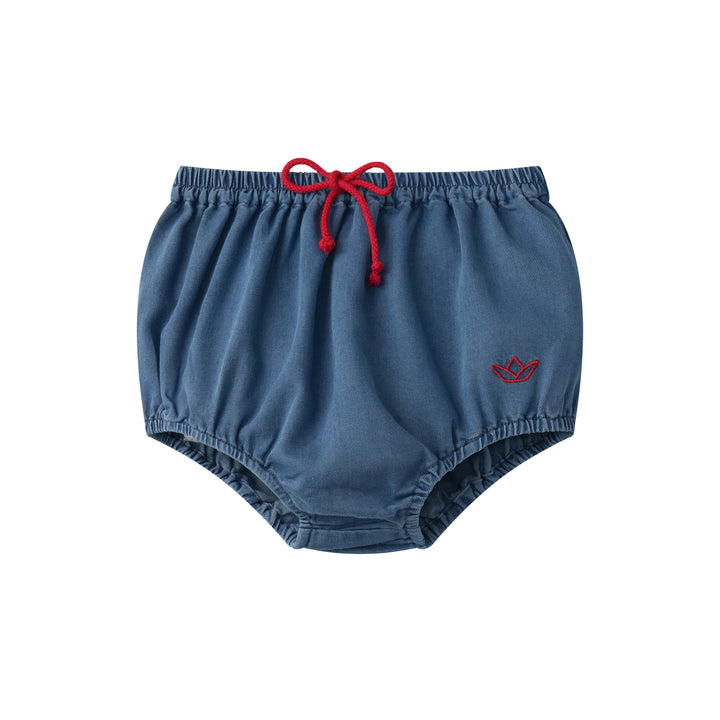 DENIM BLOOMER-DENIM