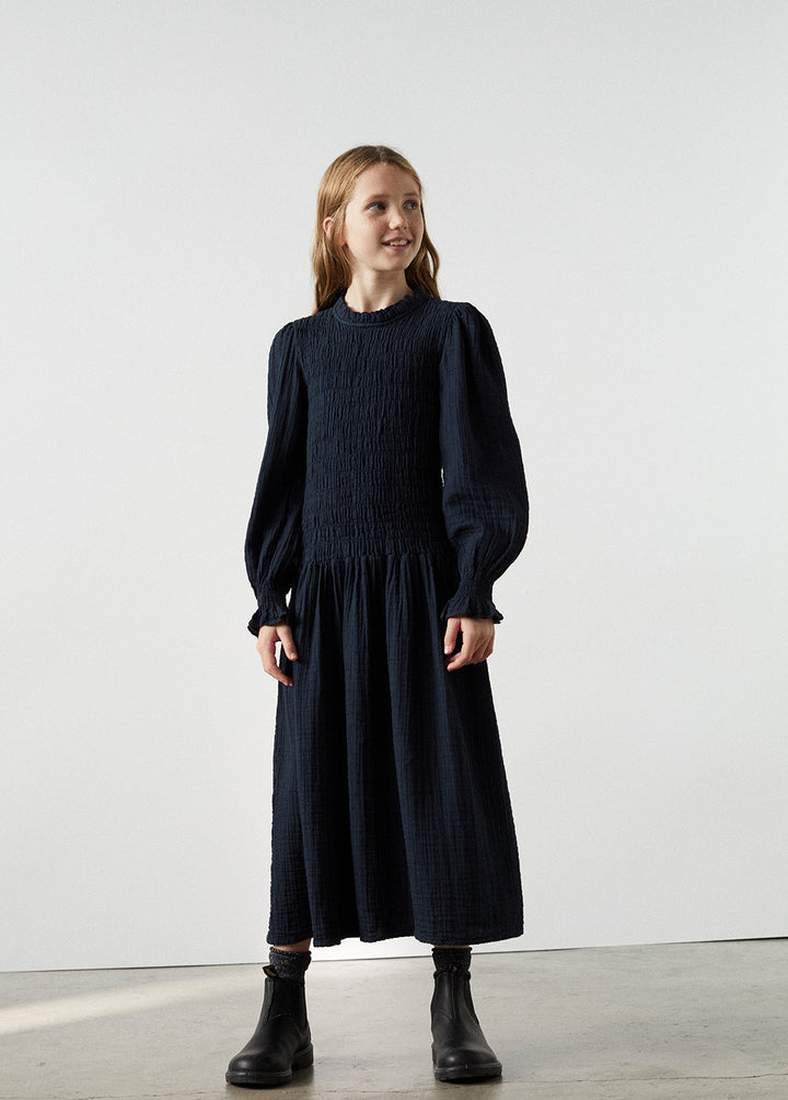 RICARDA DRESS-Space Blue
