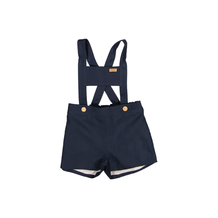 Mod.9.1 BLUE anchor motif SHORTS with straps