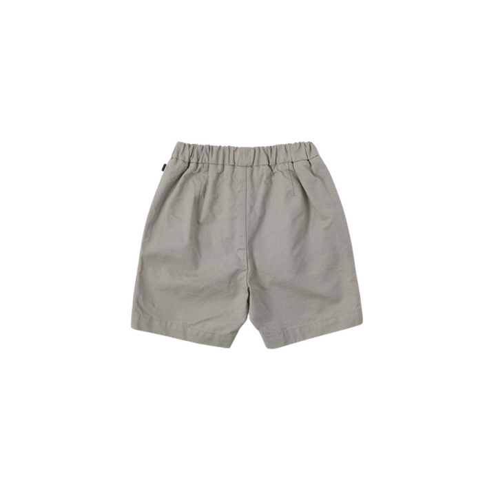 TWILL POCKET SHORTS-khaki
