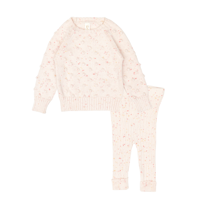 NF013/016SC-Jo Sweater/Legging SET-Rose confetti