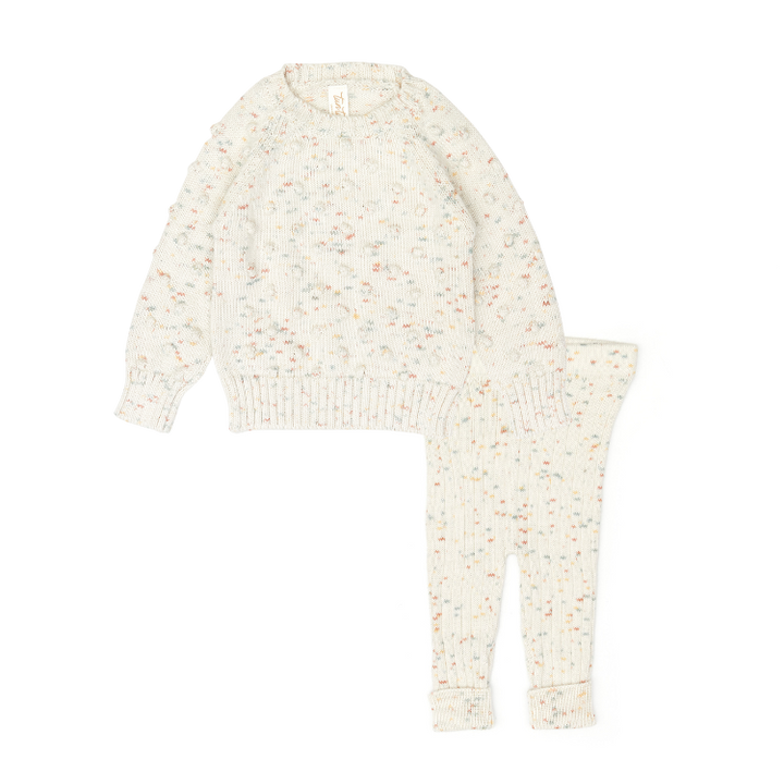 NF013/016CN-Jo Sweater/Legging SET-Natural confetti