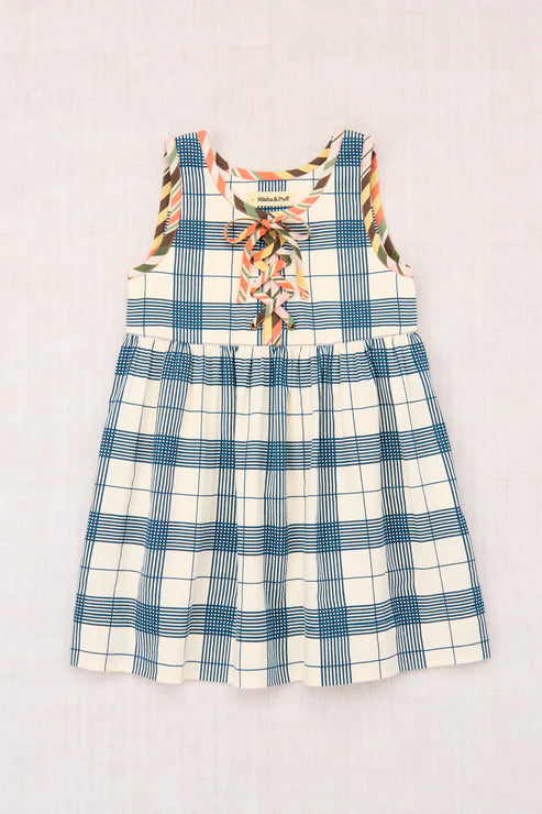 AGATHA DRESS-Prussian Blue Piazza