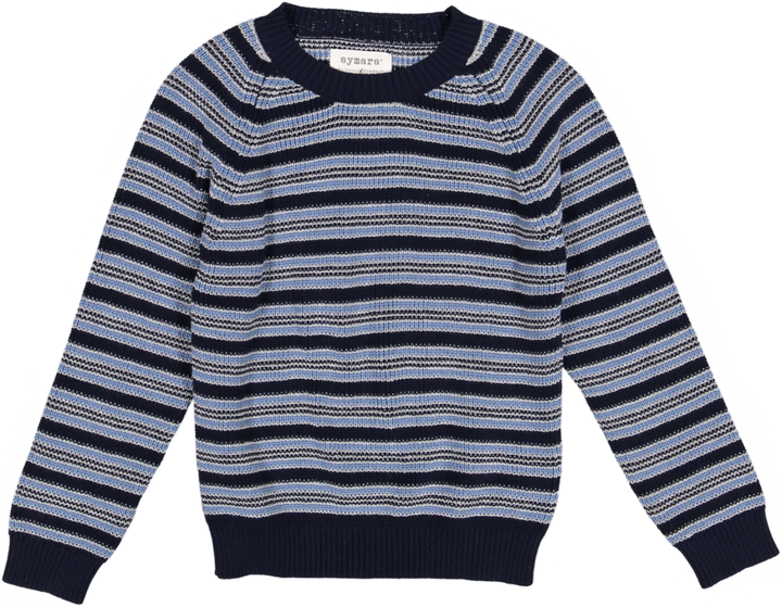 241 JUMPER BLAS-Navy/Grey/Riviera