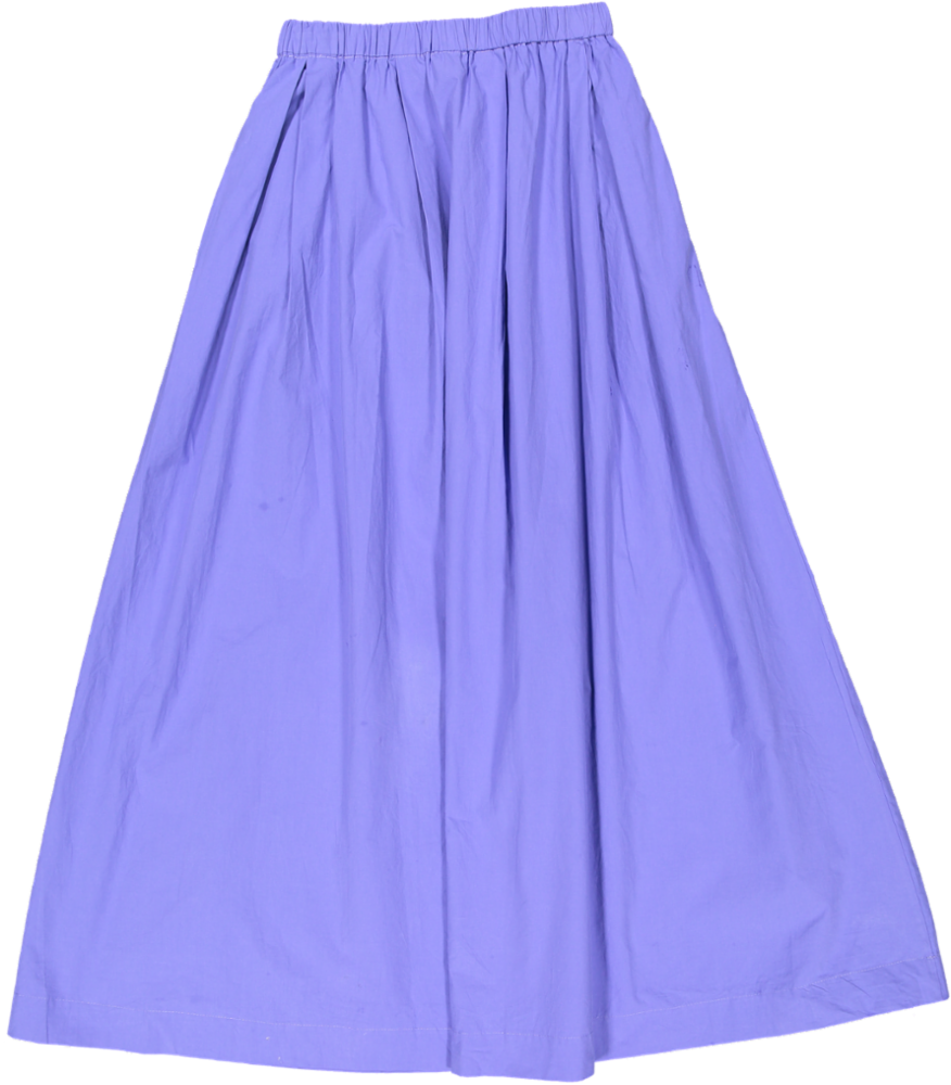 VB5007S-DRAWSTRING POCKET SKIRT -lavender
