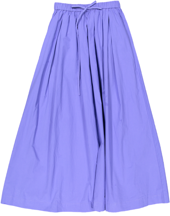 VB5007S-DRAWSTRING POCKET SKIRT -lavender