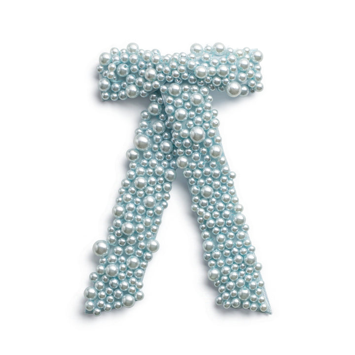 becc006-Becca pearl bow clip powder blue