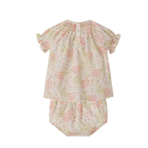 SMOCKED FLORAL BABY SET-FLORAL MULTI